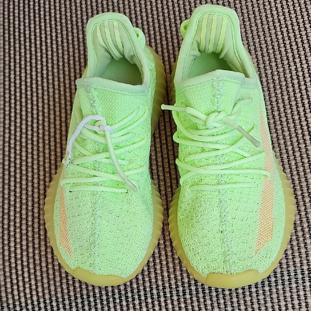 Yeezy Boost Vibrant Lime Kids Sneakers Male/Female US Size 1